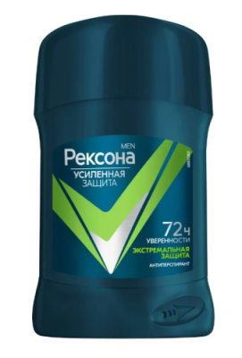 РЕКСОНА MEN антиперспирант экстремальная защита 50мл стик